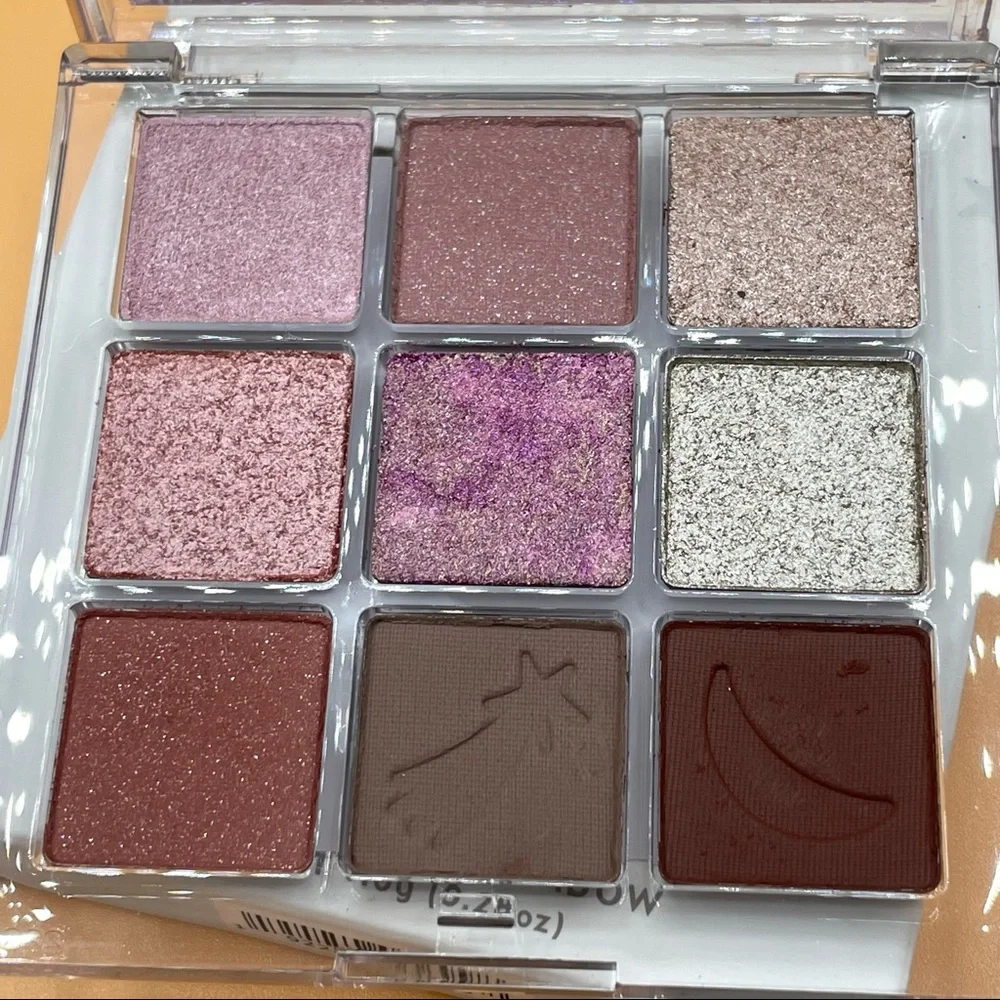 Colourpop Starry Eyes Coast Is Clear Purple 9 Pan Eyeshadow Pallet Full Size New